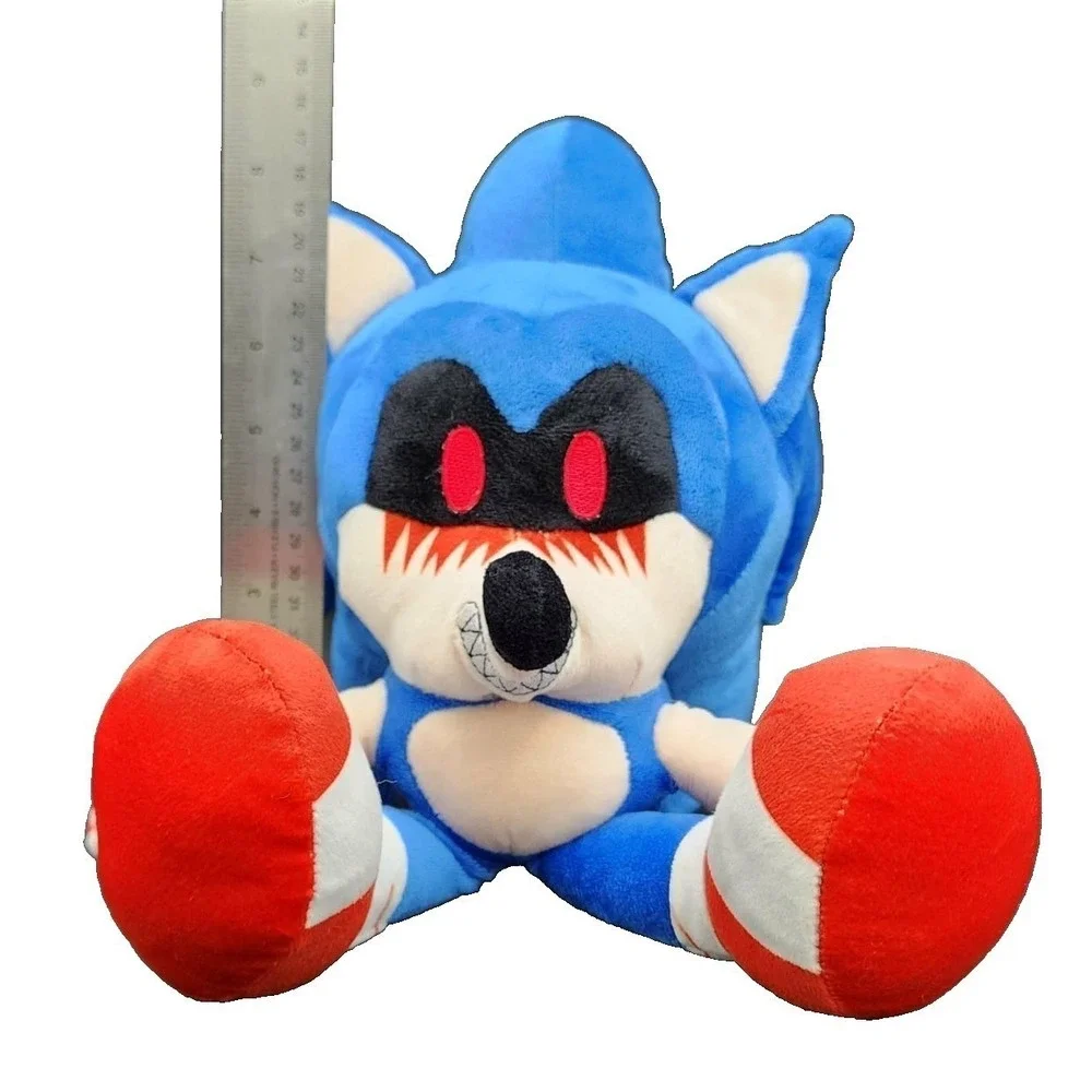 Sonic.exe Plush Blue Creepypasta Horror Gaming Stuffed‎ Toy Hedgehog Sega READ